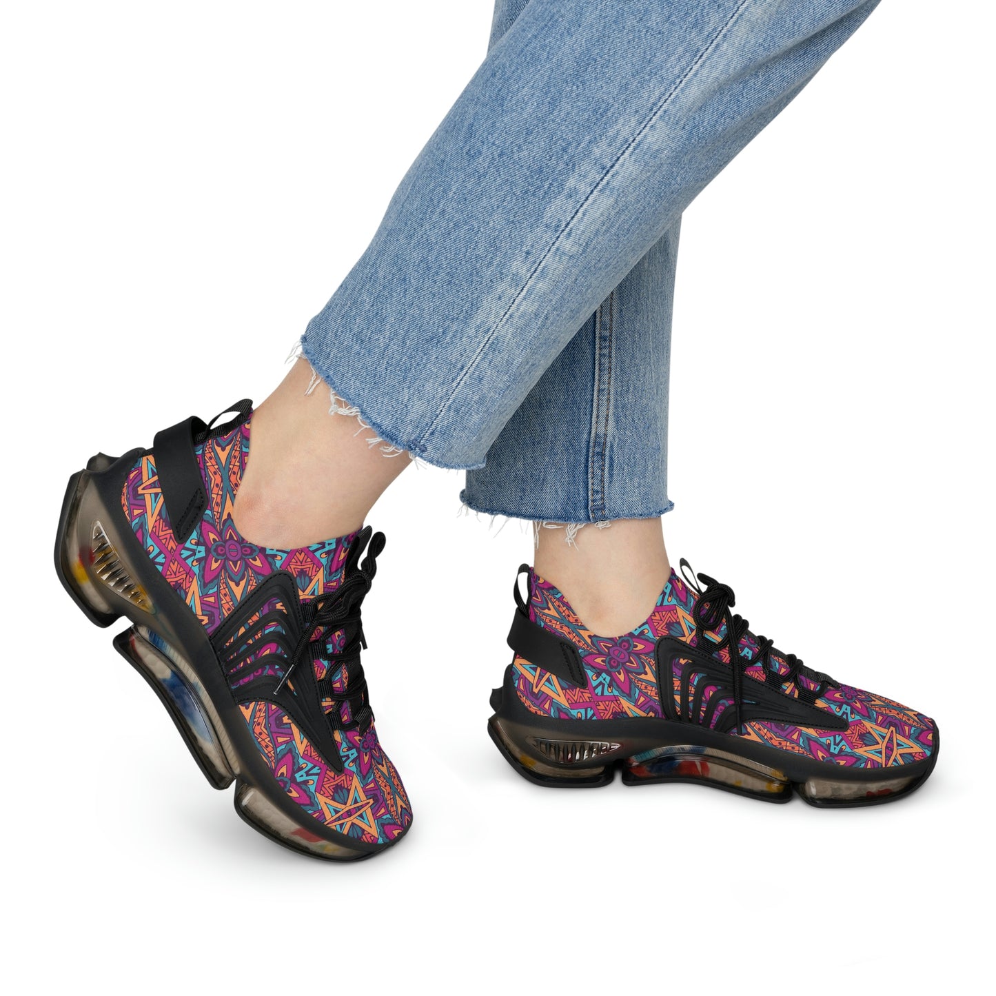 Mandala Multi Women's Mesh Sneakers