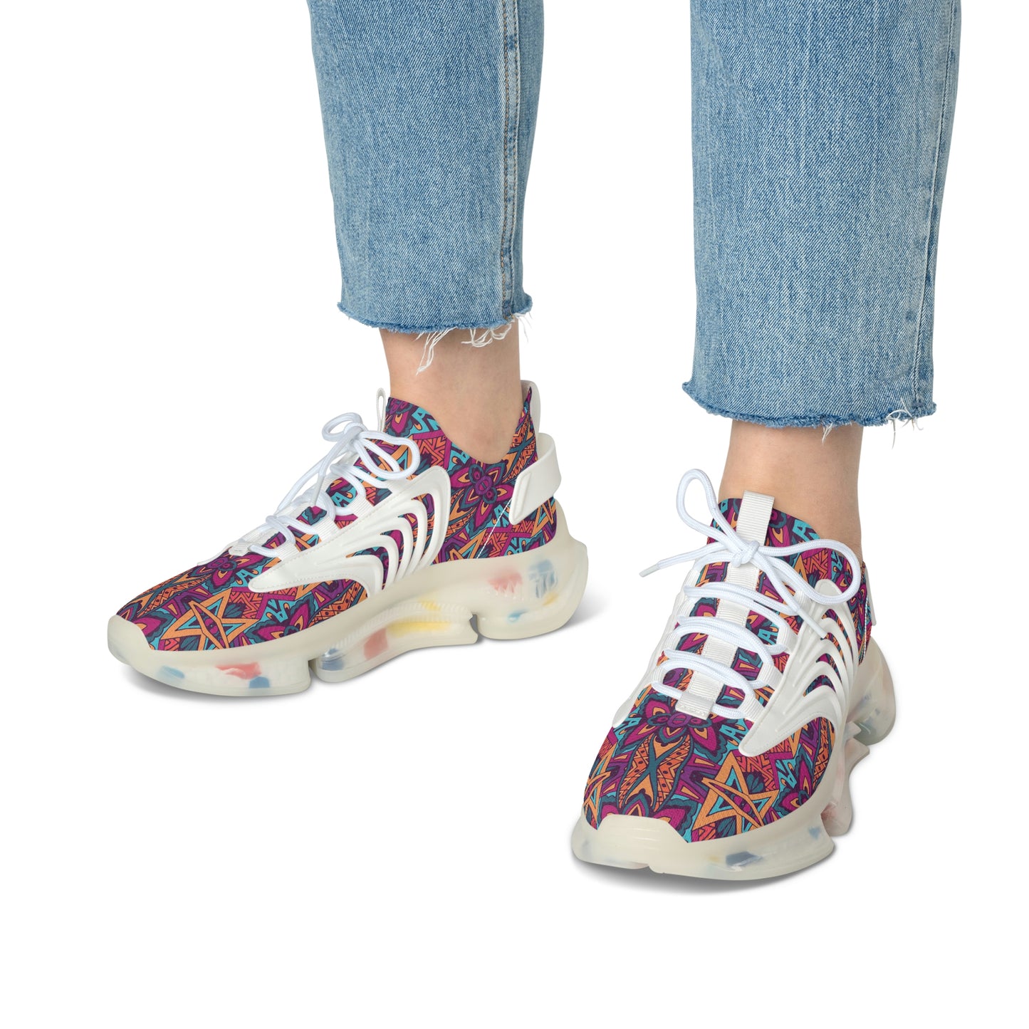 Mandala Multi Women's Mesh Sneakers