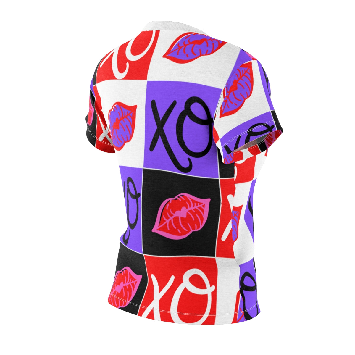 Hugs and Kisses Red Women's Cut & Sew Tee