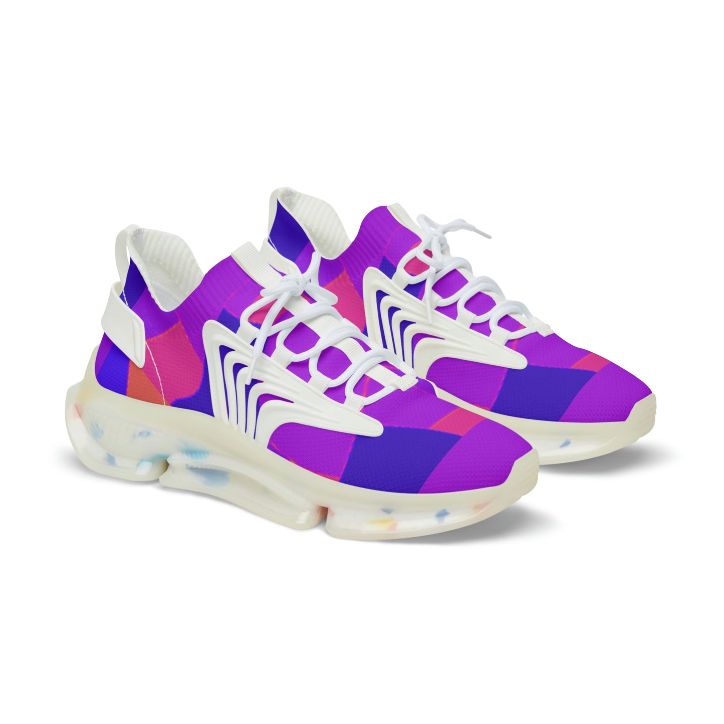 Purple Men's Mesh Sneakers