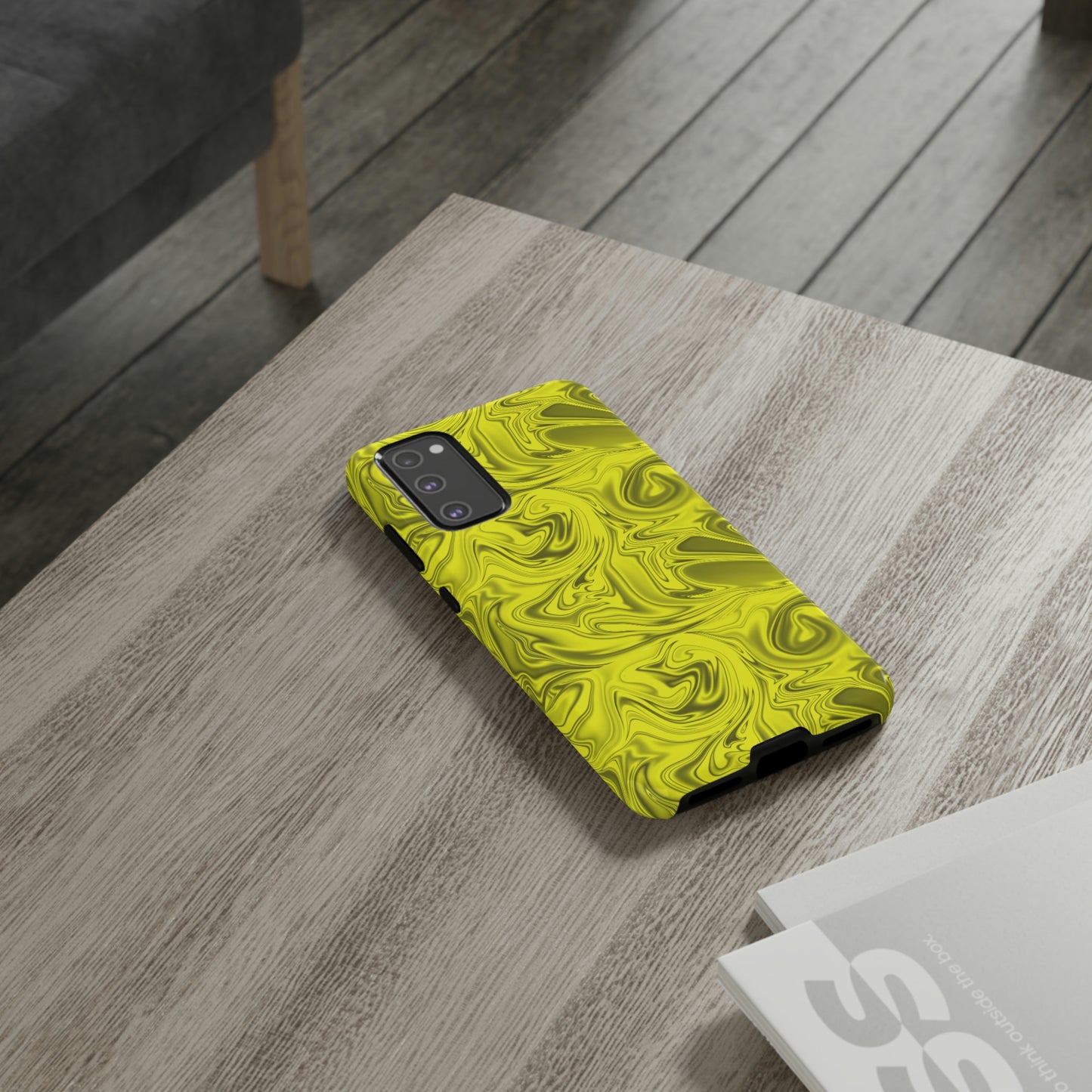 Marble Yellow Tough Cases