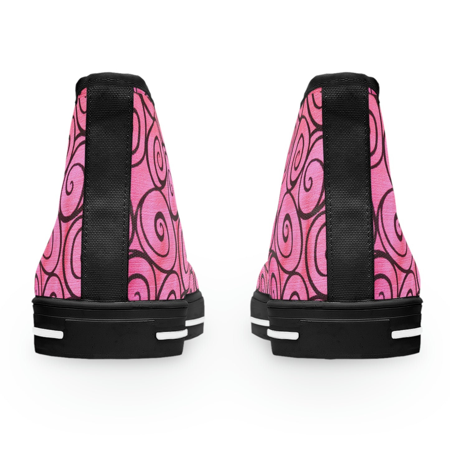 Pink Women's High Top Sneakers