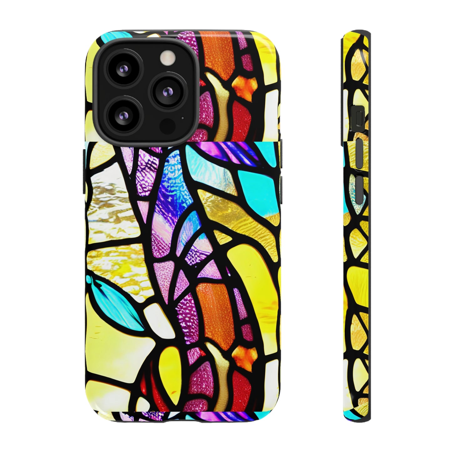 Mosaic Yellow Tough Cases