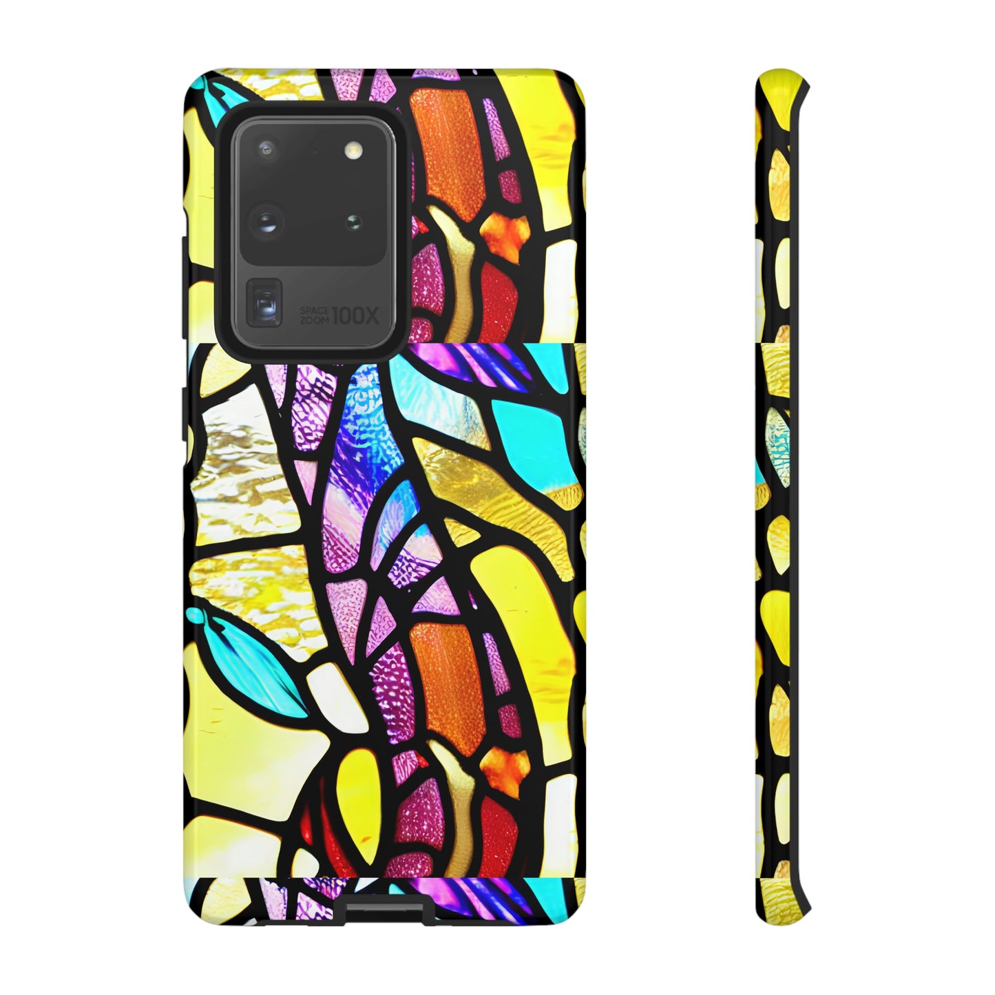 Mosaic Yellow Tough Cases