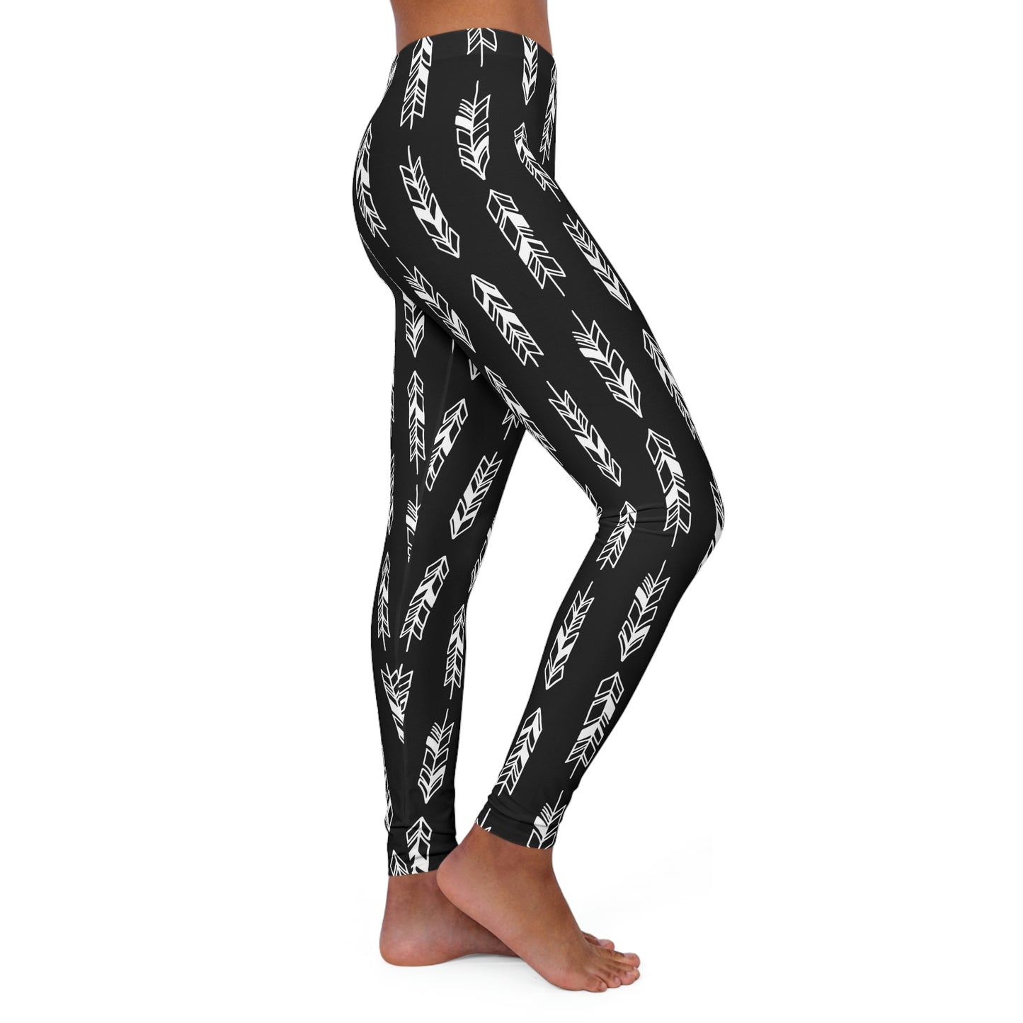 Black Women's Spandex Leggings