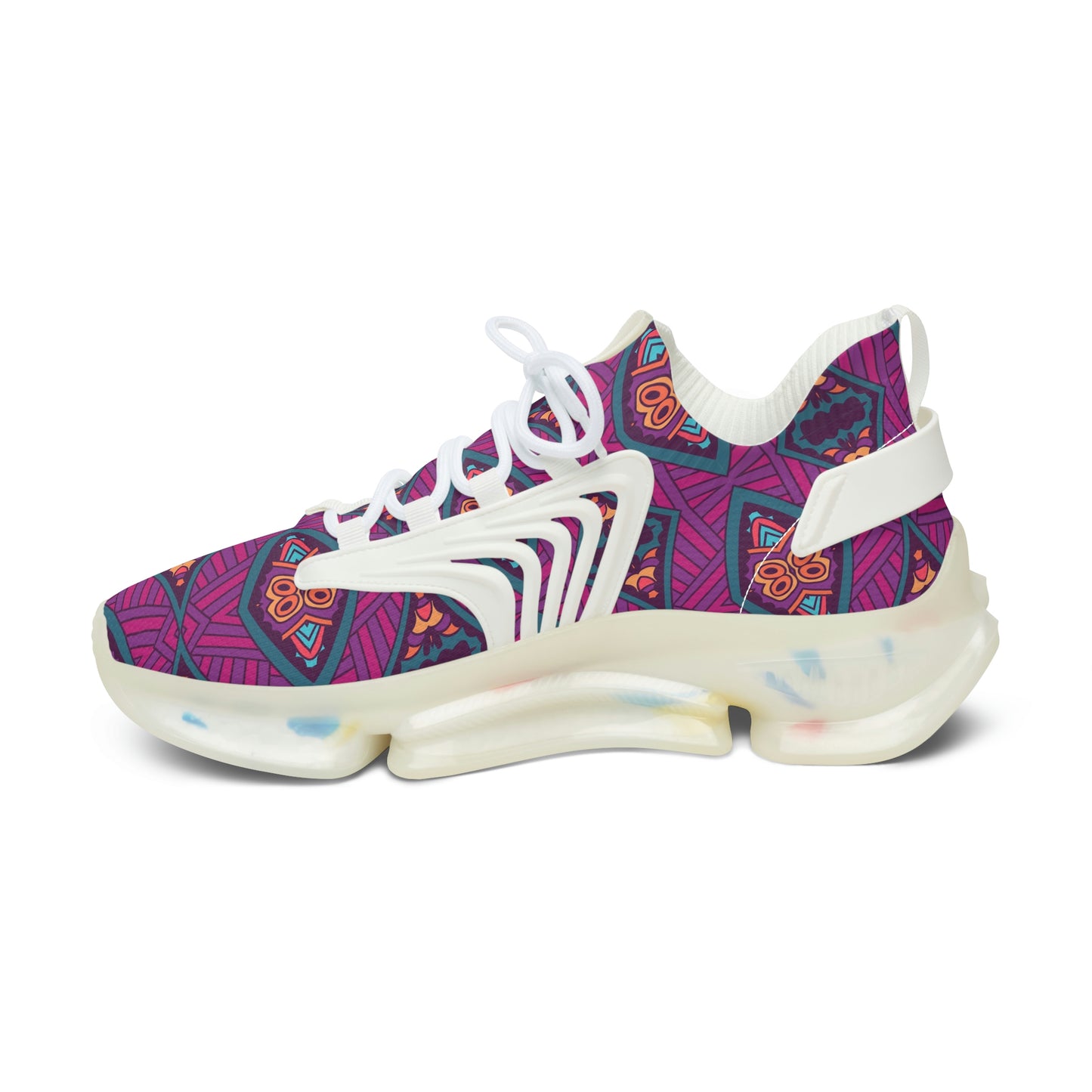 Mandala Purple Women's Mesh Sneakers