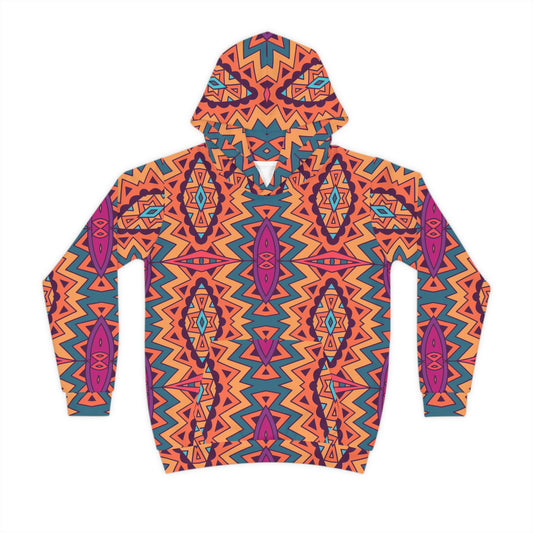 Mandala Orange Children's Hoodie