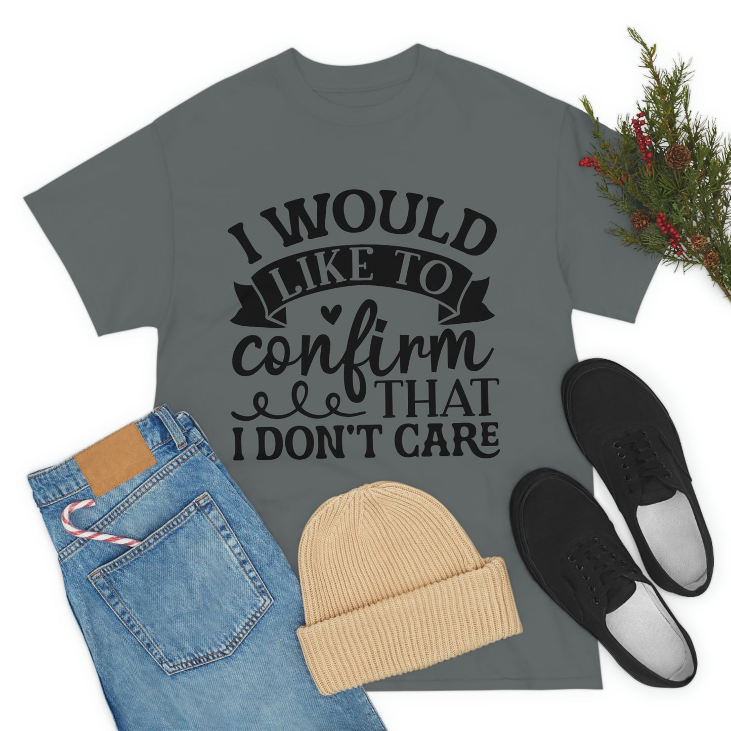 No Care Unisex Heavy Cotton Tee