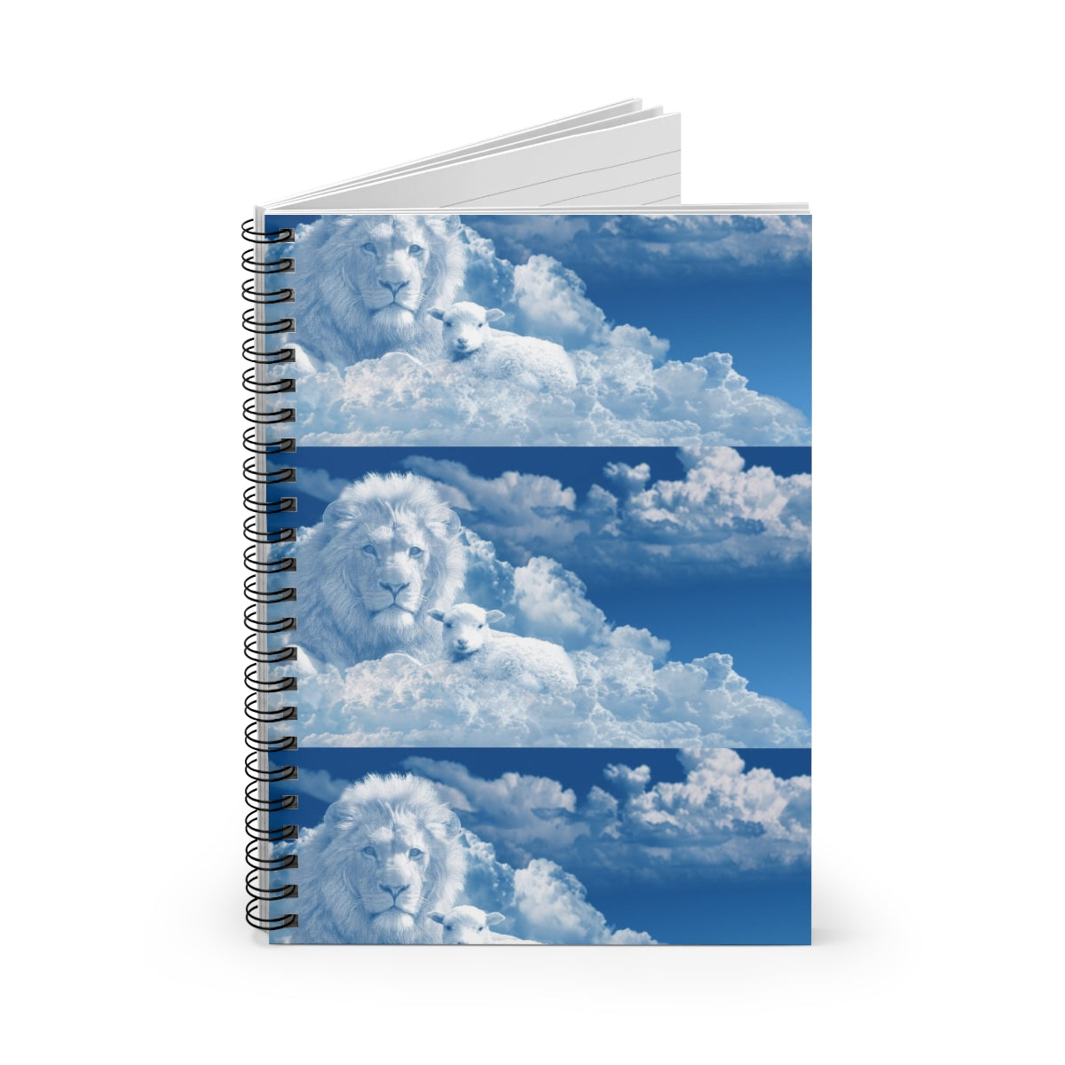 Lion Blue Spiral Notebook - Ruled Line