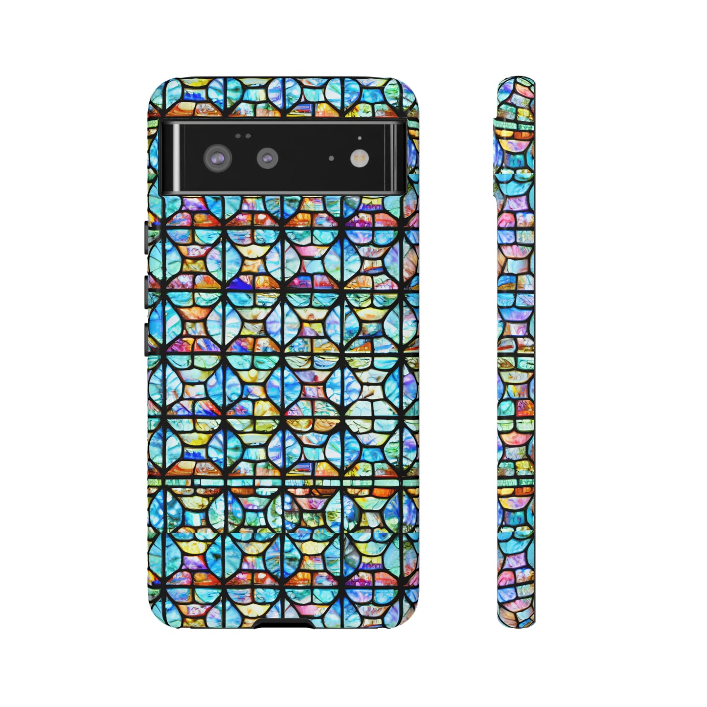 Mosaic Light Blue Tough Cases