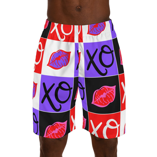 Hugs and Kisses Men's Jogger Shorts