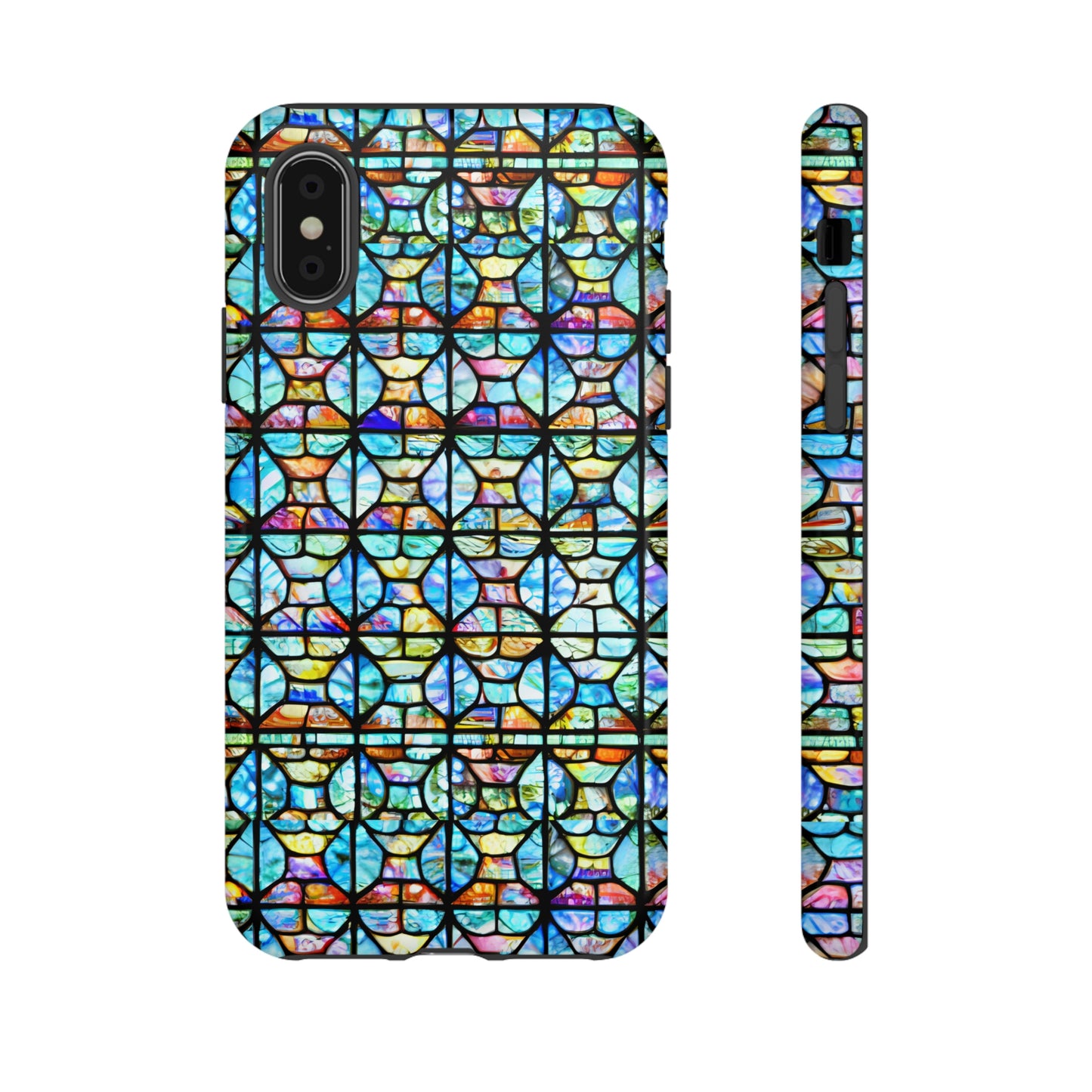 Mosaic Light Blue Tough Cases