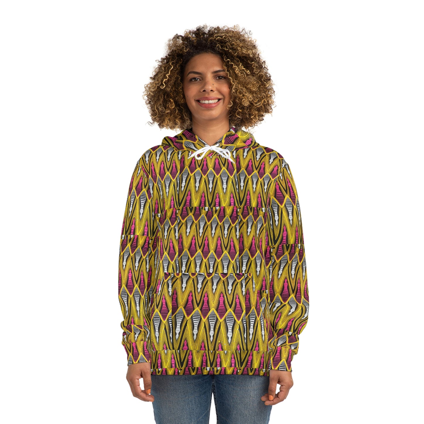 Yellow African Fashion Hoodie