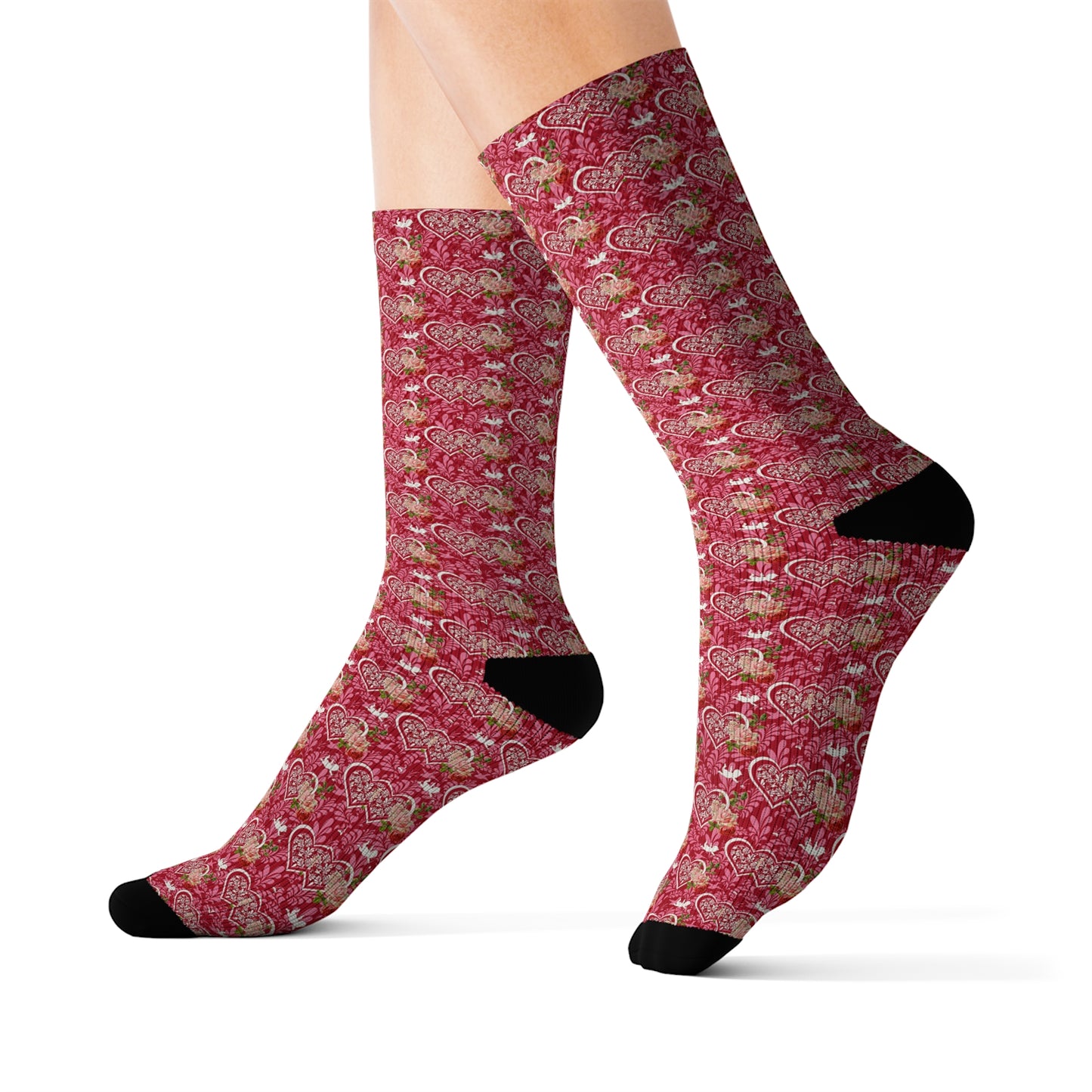 Valentine Sublimation Socks