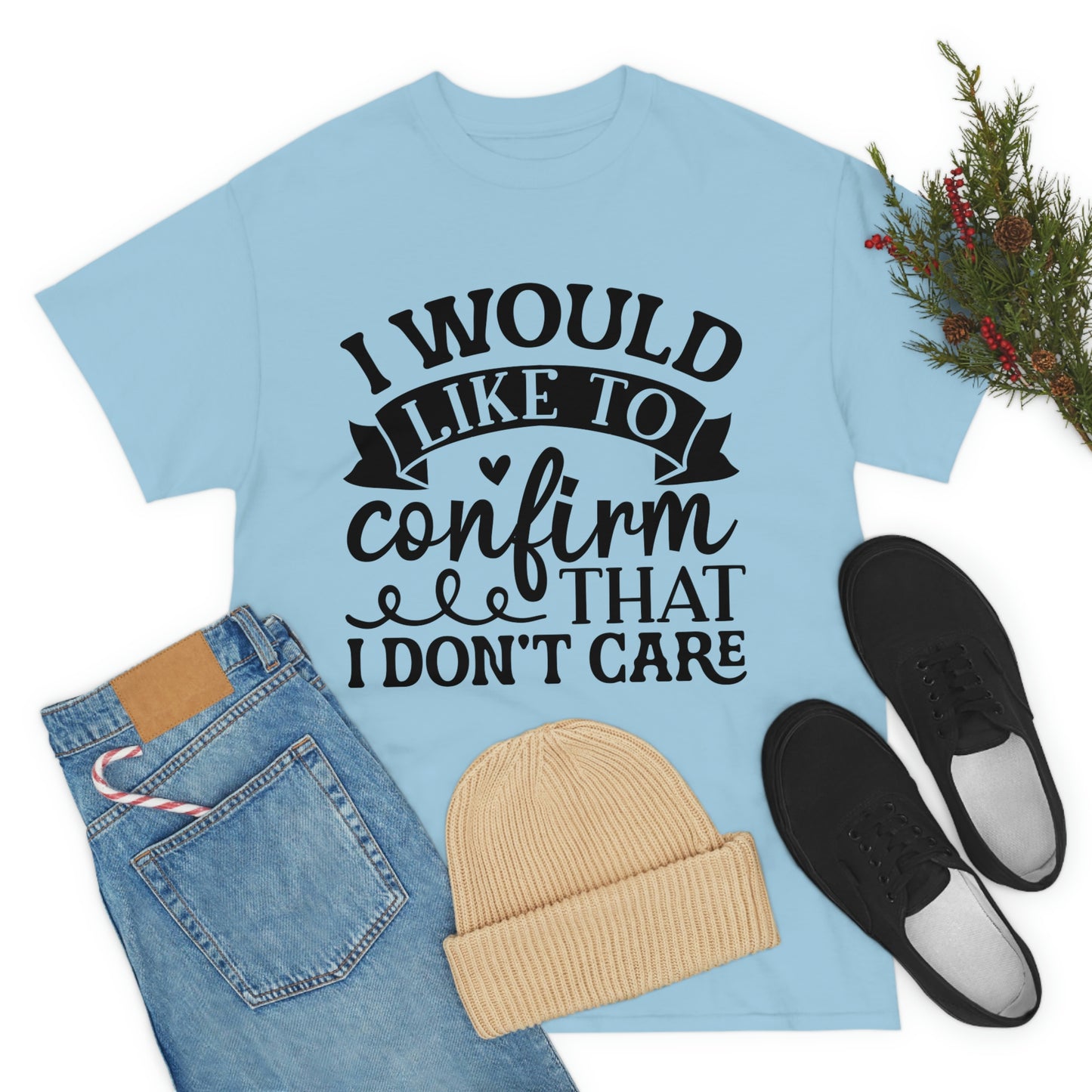 No Care Unisex Heavy Cotton Tee