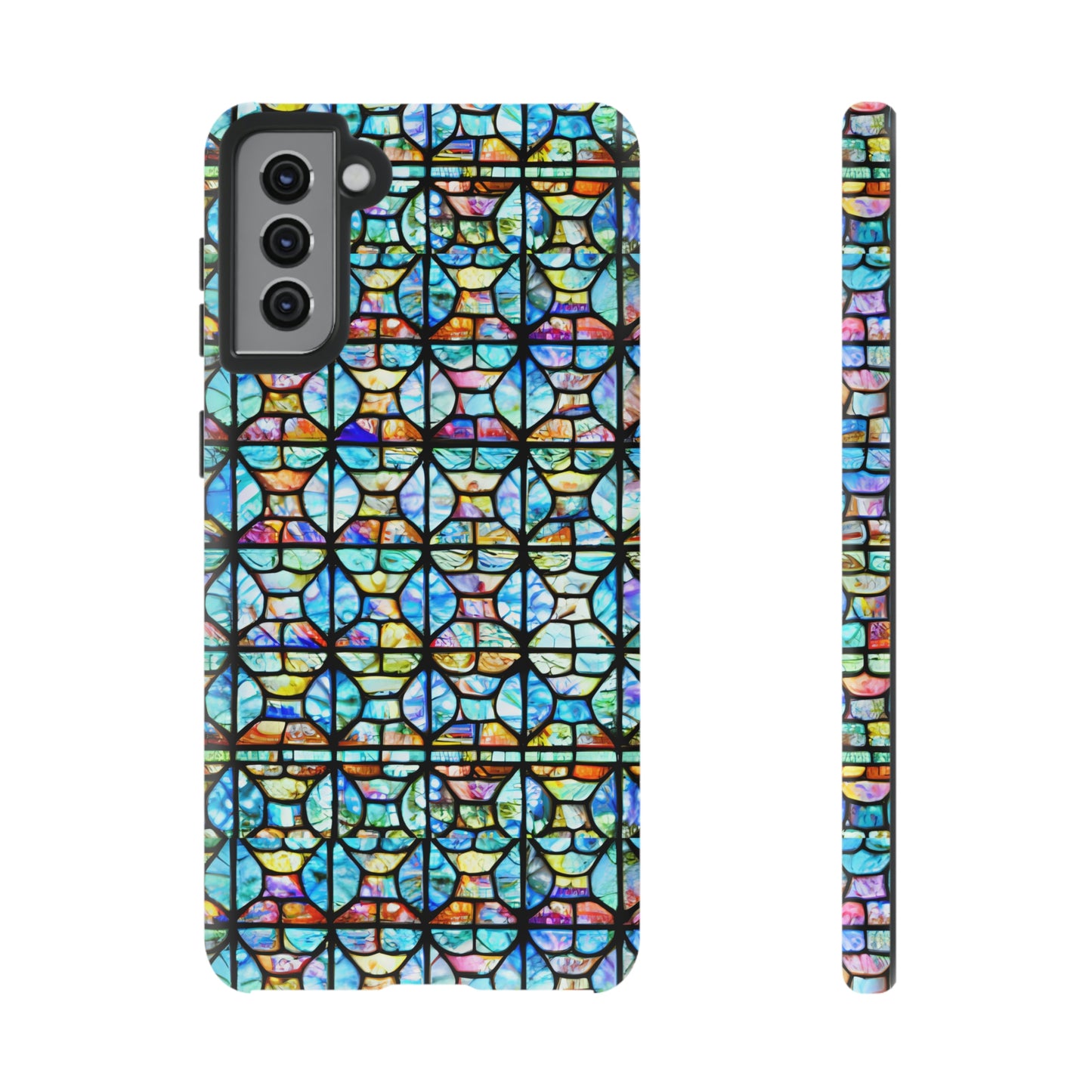 Mosaic Light Blue Tough Cases