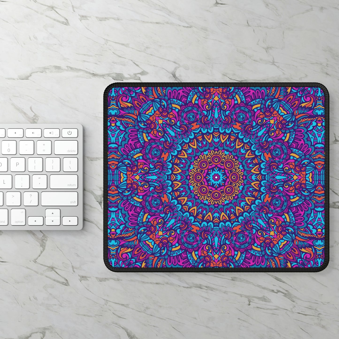 Blue Mandala Gaming Mouse Pad