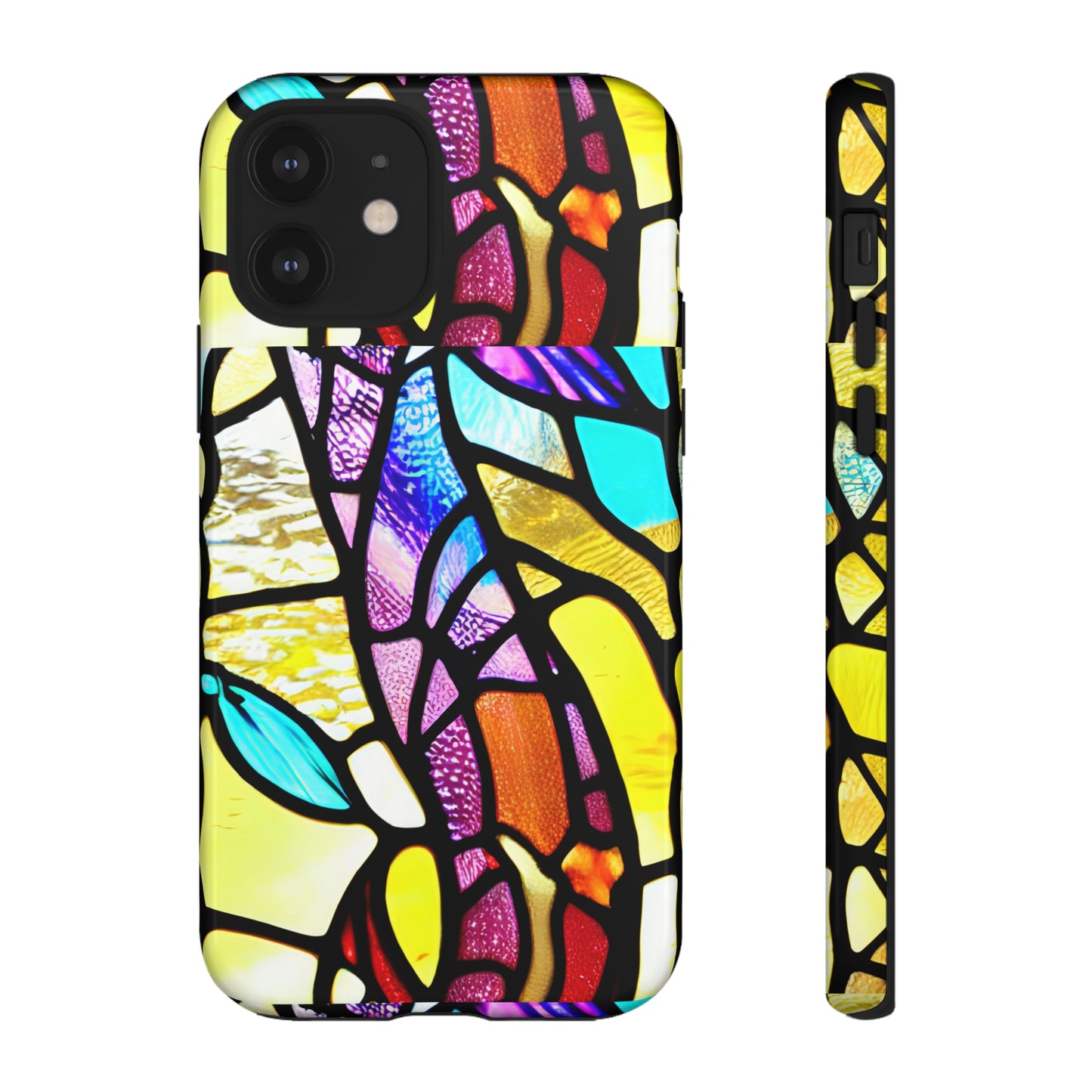 Mosaic Yellow Tough Cases