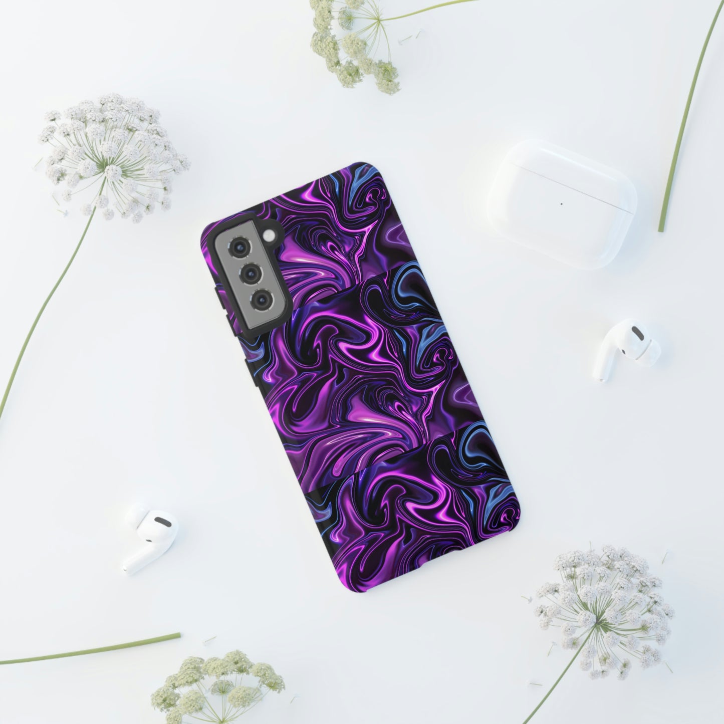 Marble Purple Tough Cases