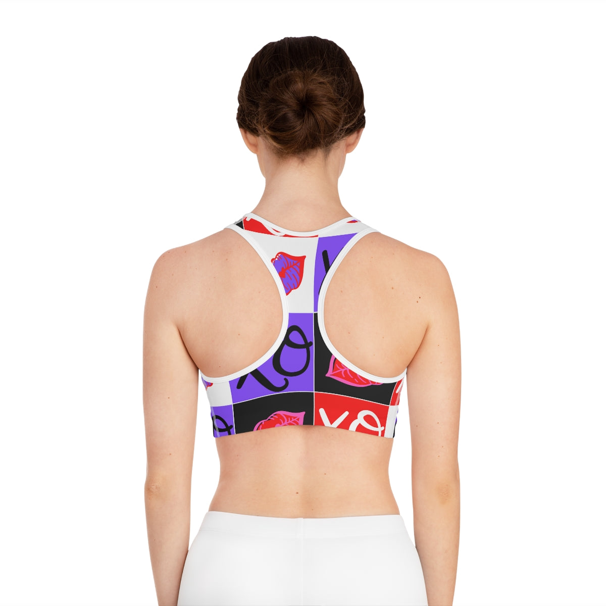 Hugs and Kisses Sports Bra