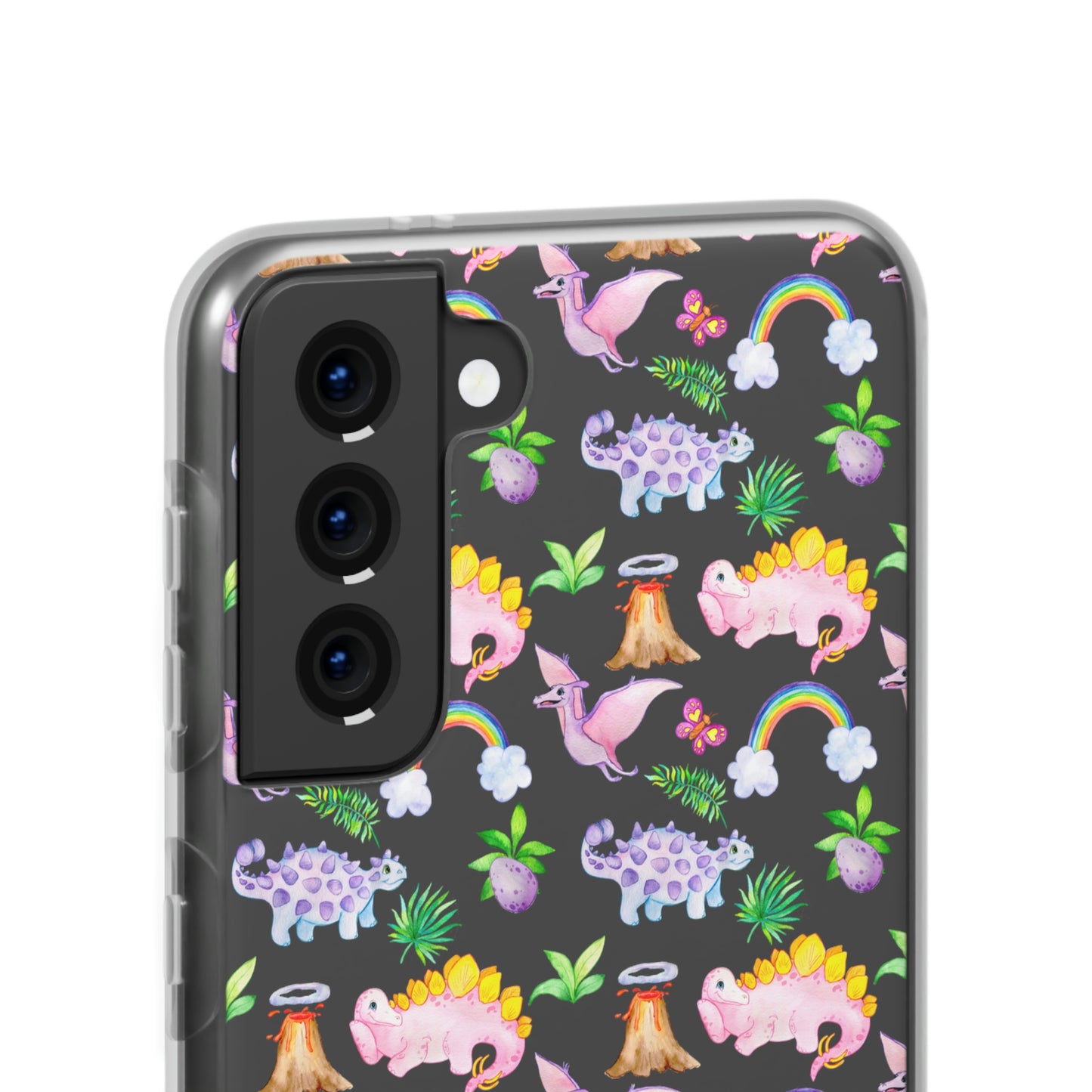 Pink Dinosaur Flexi Cases