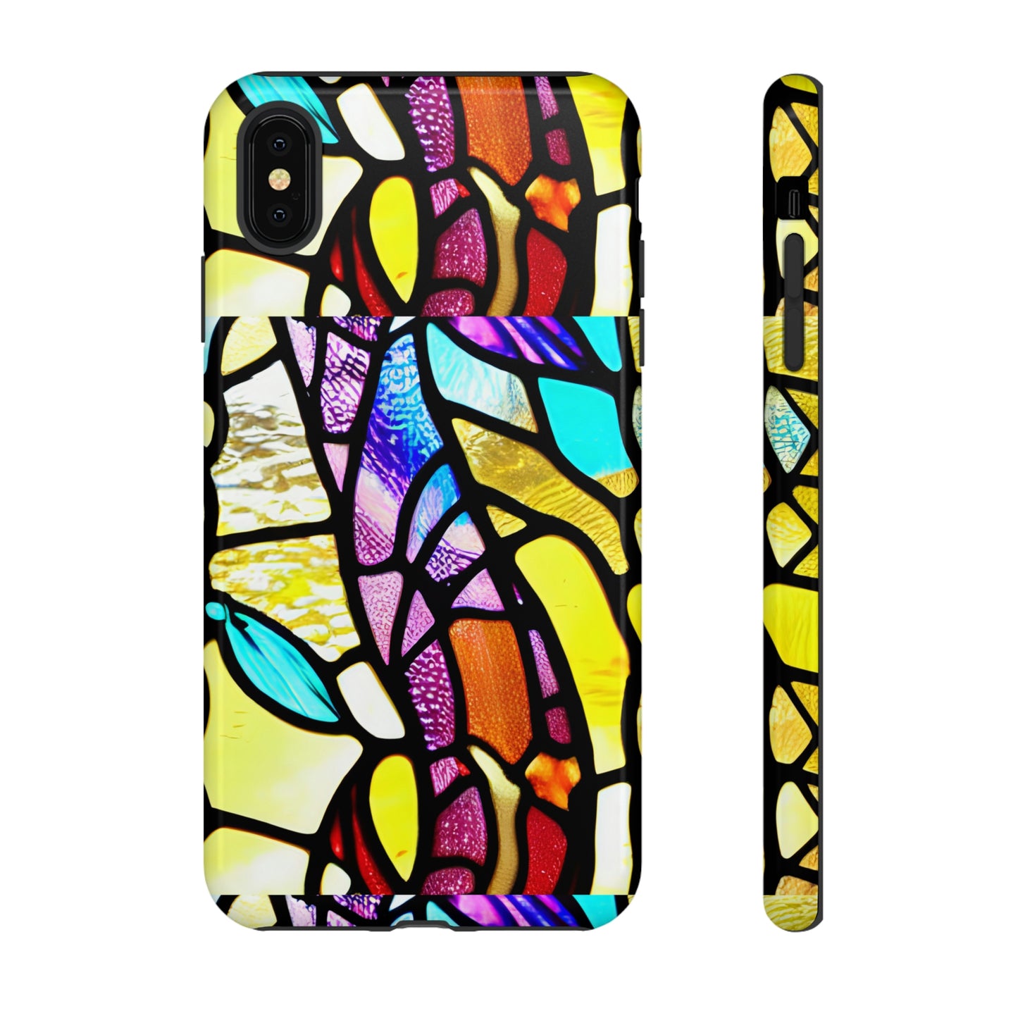 Mosaic Yellow Tough Cases