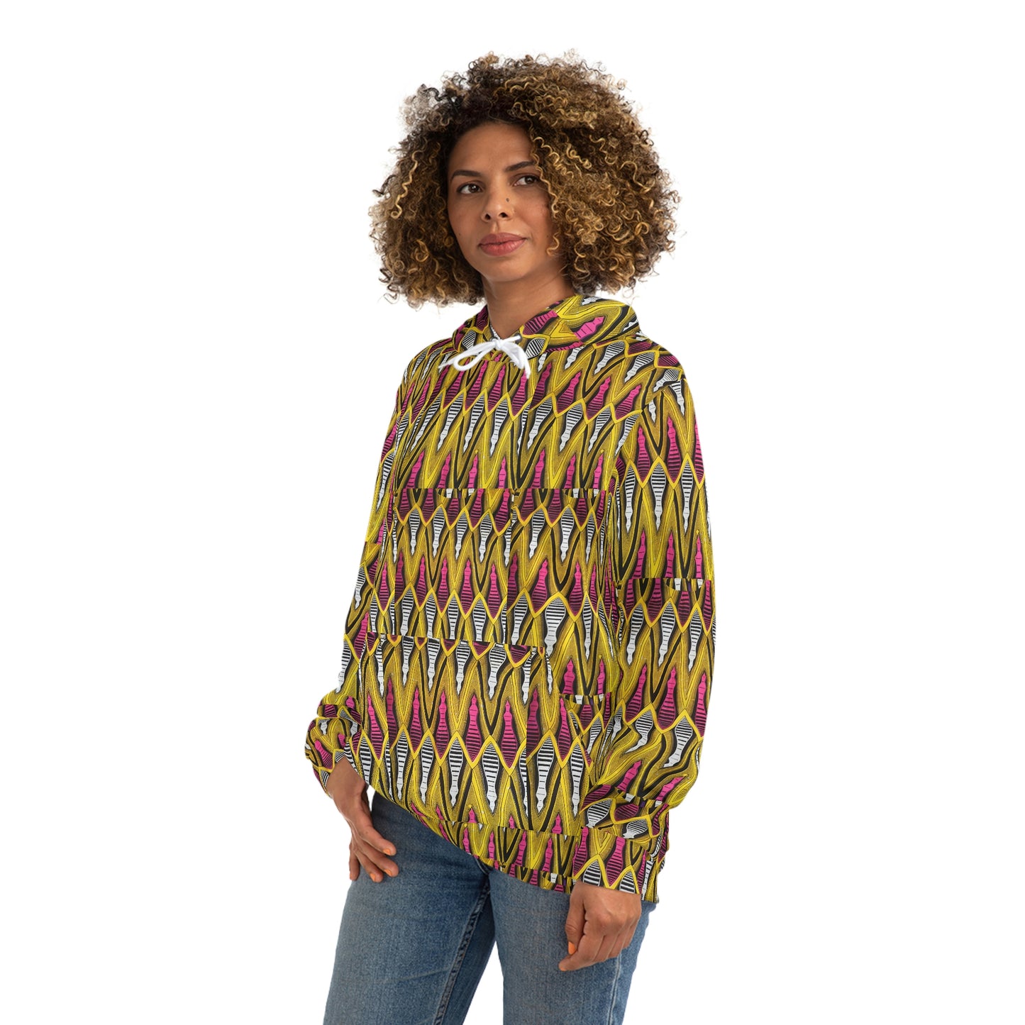 Yellow African Fashion Hoodie