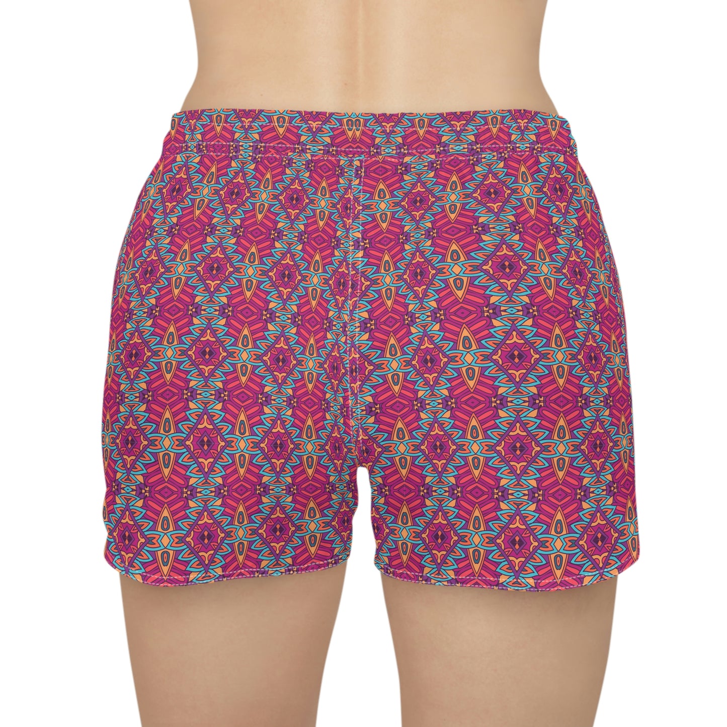 Mandala Pink Women's Casual Shorts