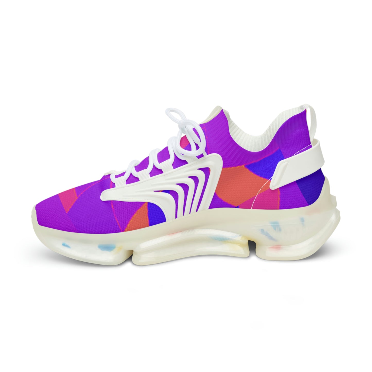 Purple Men's Mesh Sneakers