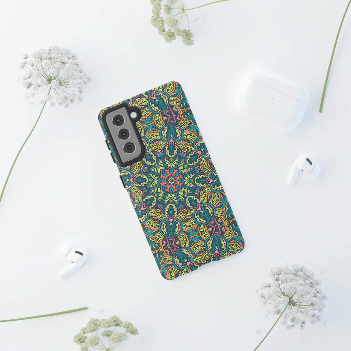 Green Mandala Tough Cases