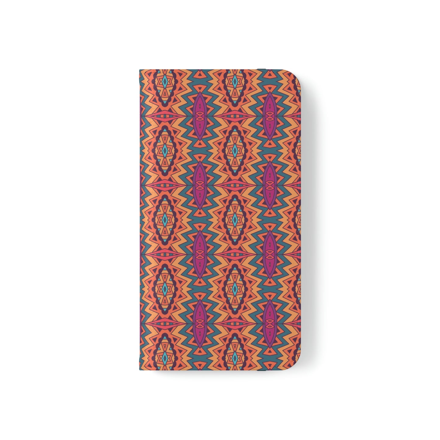 Orange Mandala Flip Cases