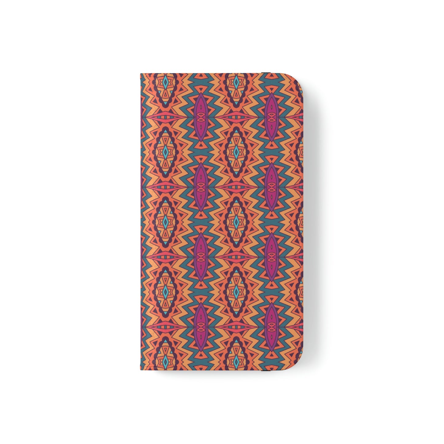 Orange Mandala Flip Cases