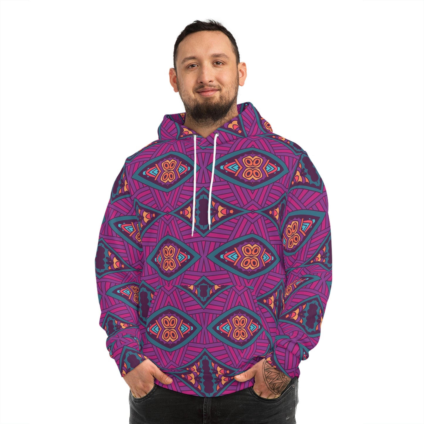 Mandala Purple Fashion Hoodie