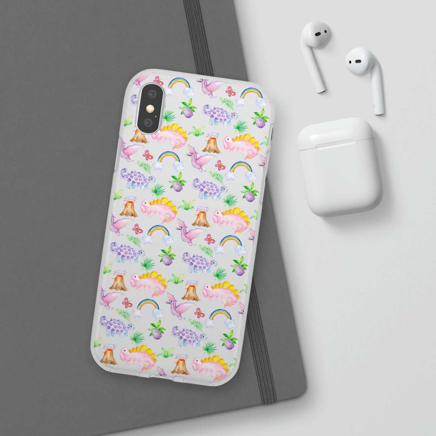 Pink Dinosaur Flexi Cases