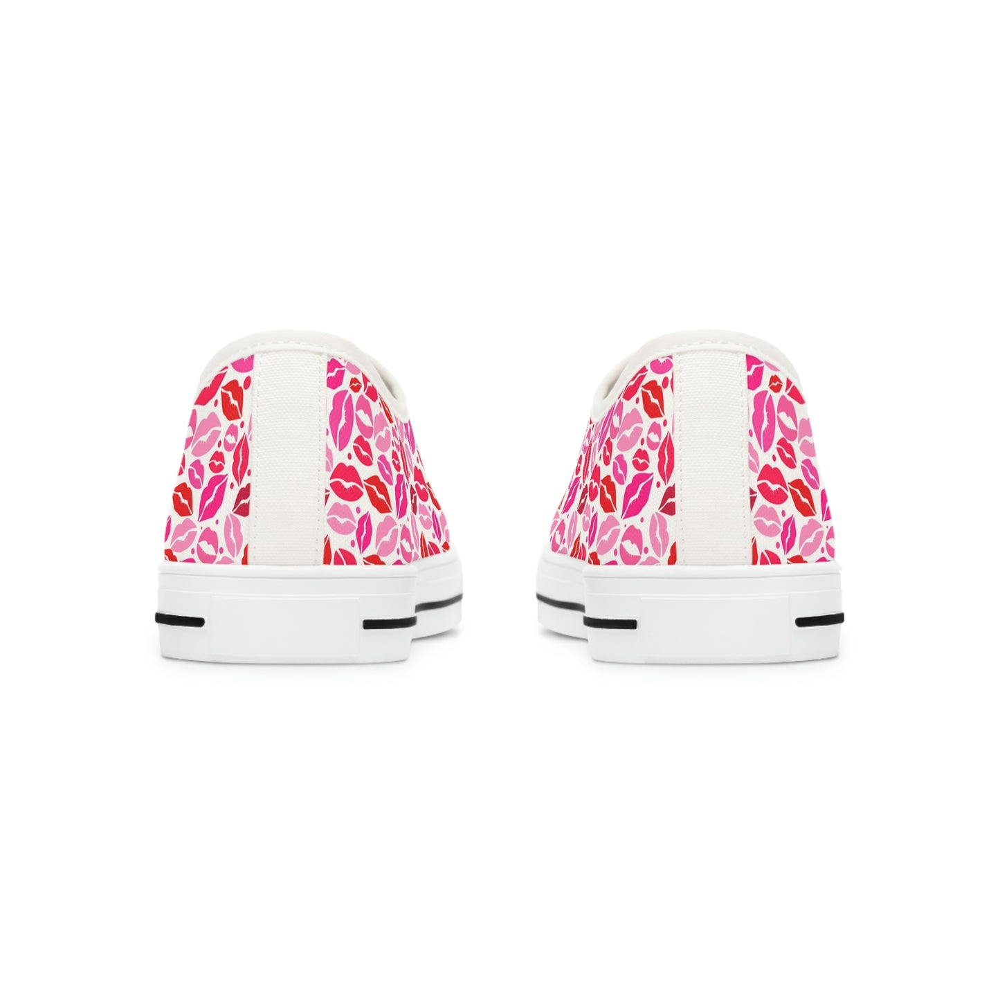 Valentine Kisses Women's Low Top Sneakers