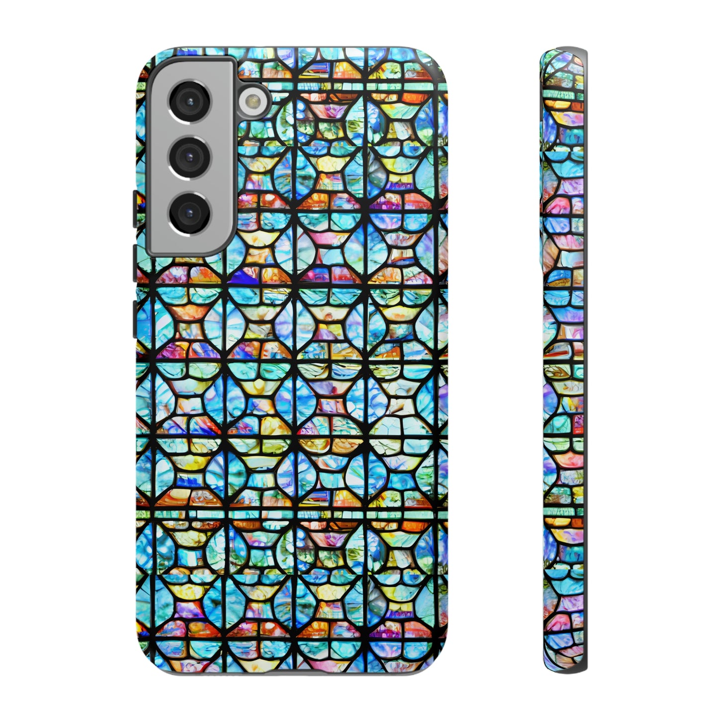 Mosaic Light Blue Tough Cases