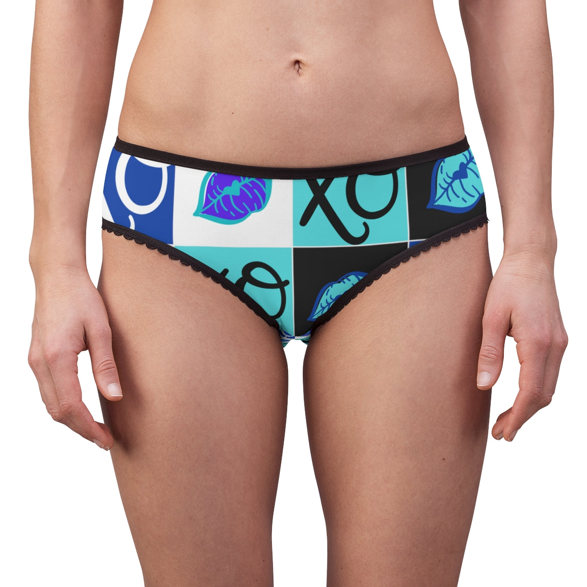 Hugs and Kisses Blue Women's Briefs