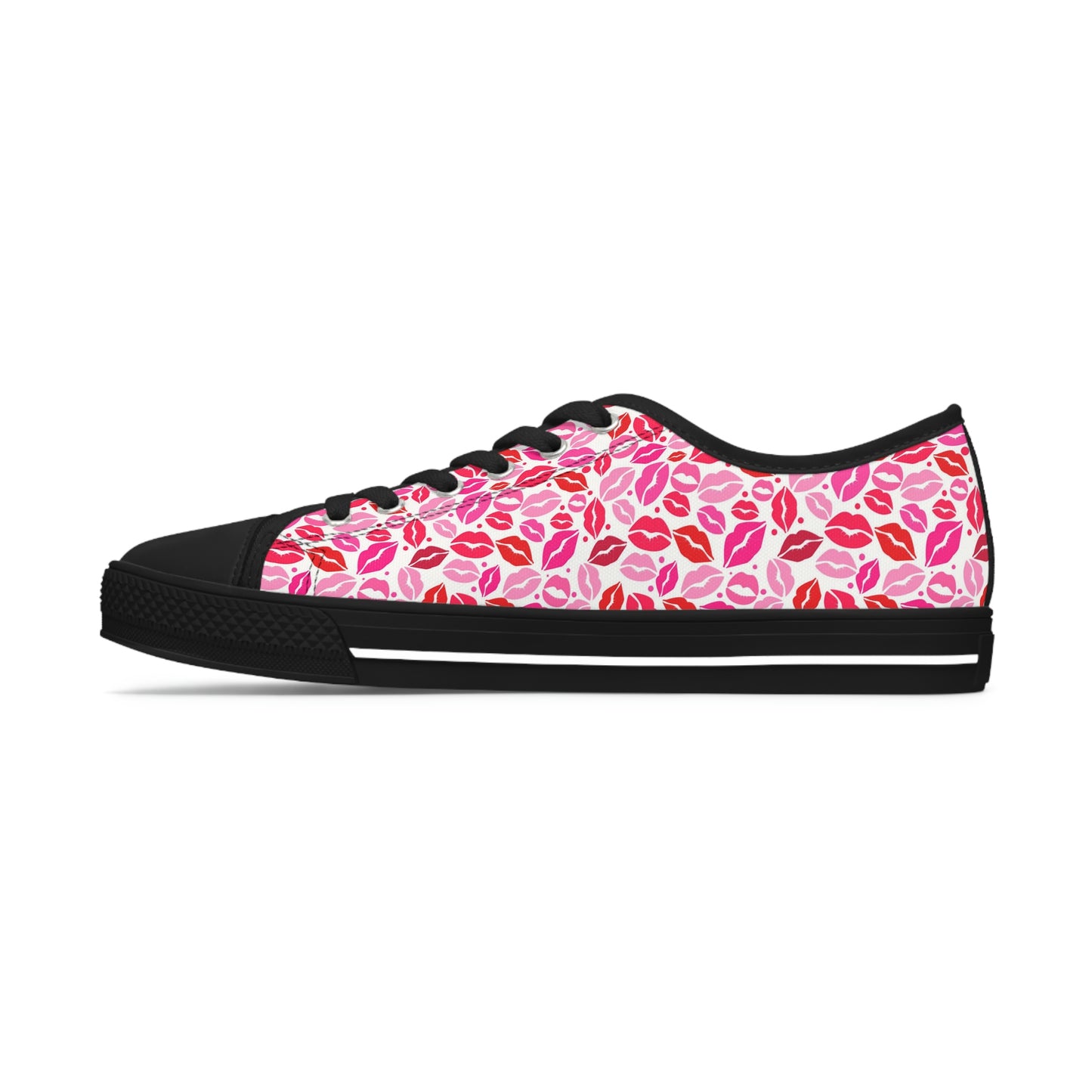 Valentine Kisses Women's Low Top Sneakers