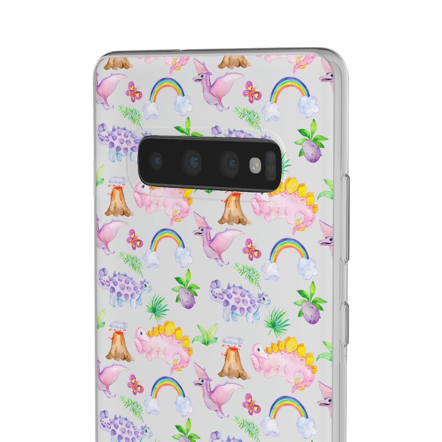 Pink Dinosaur Flexi Cases