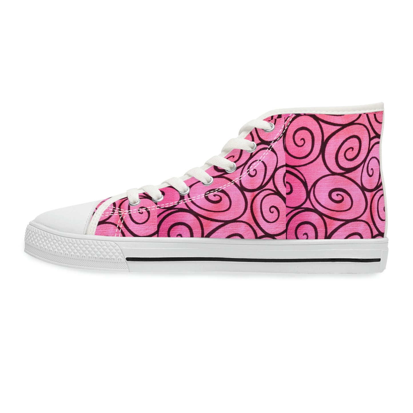 Pink Women's High Top Sneakers