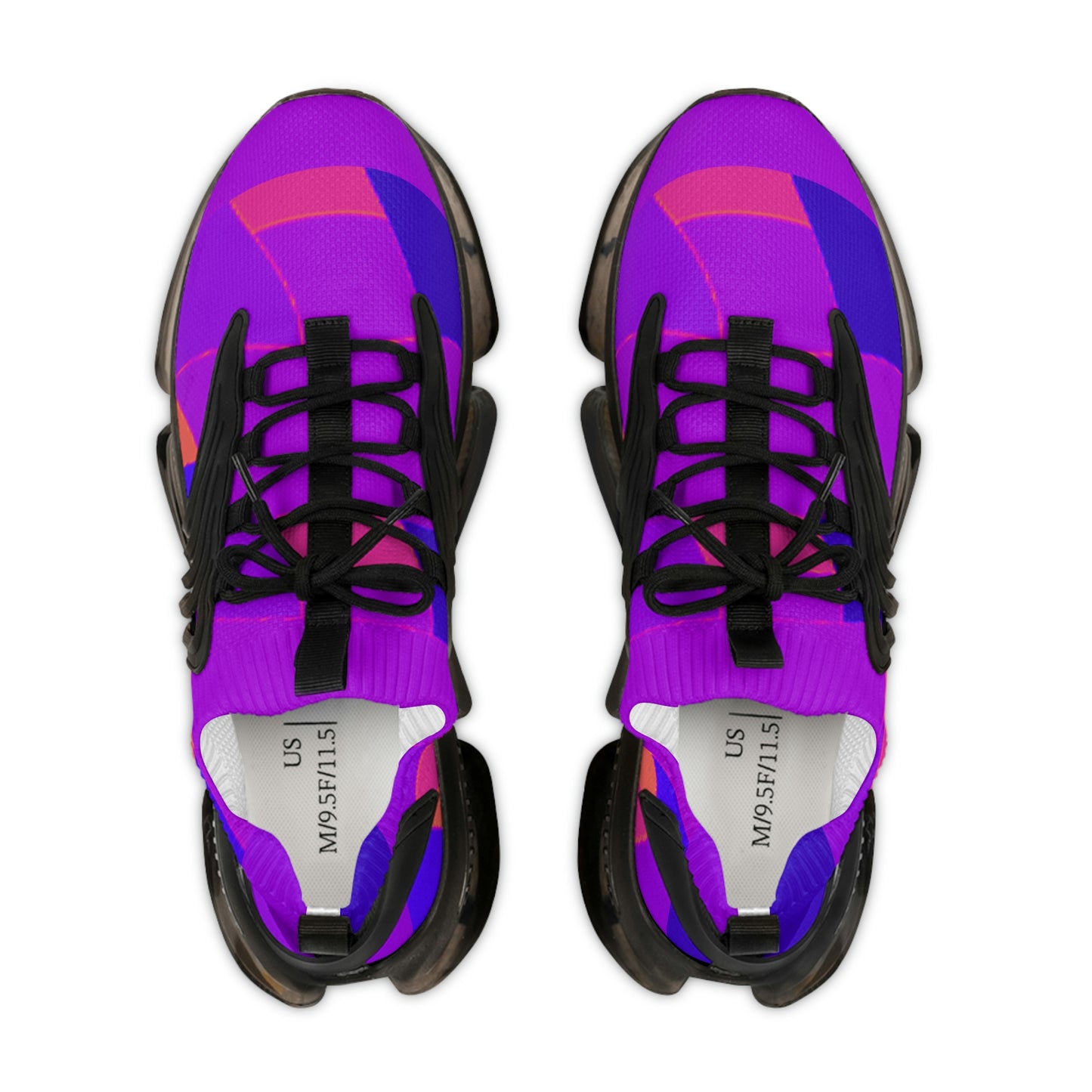 Purple Men's Mesh Sneakers