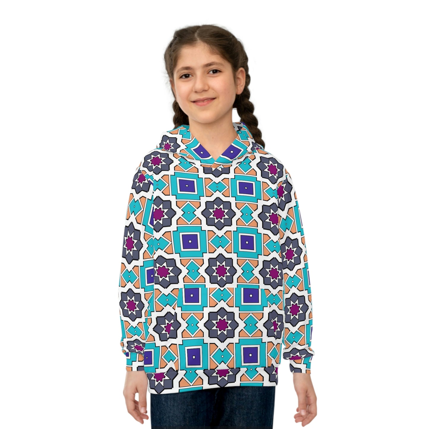 Light Blue Mix Children's Hoodie