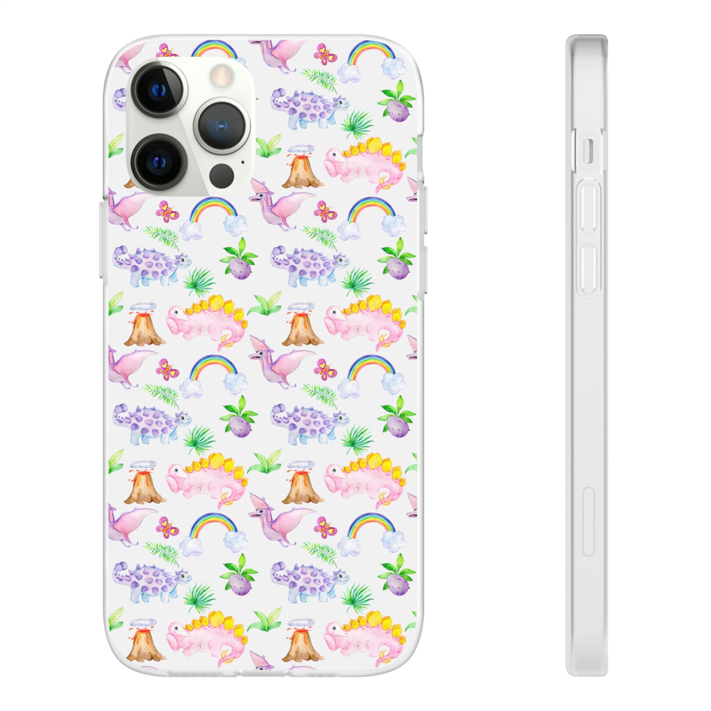 Pink Dinosaur Flexi Cases