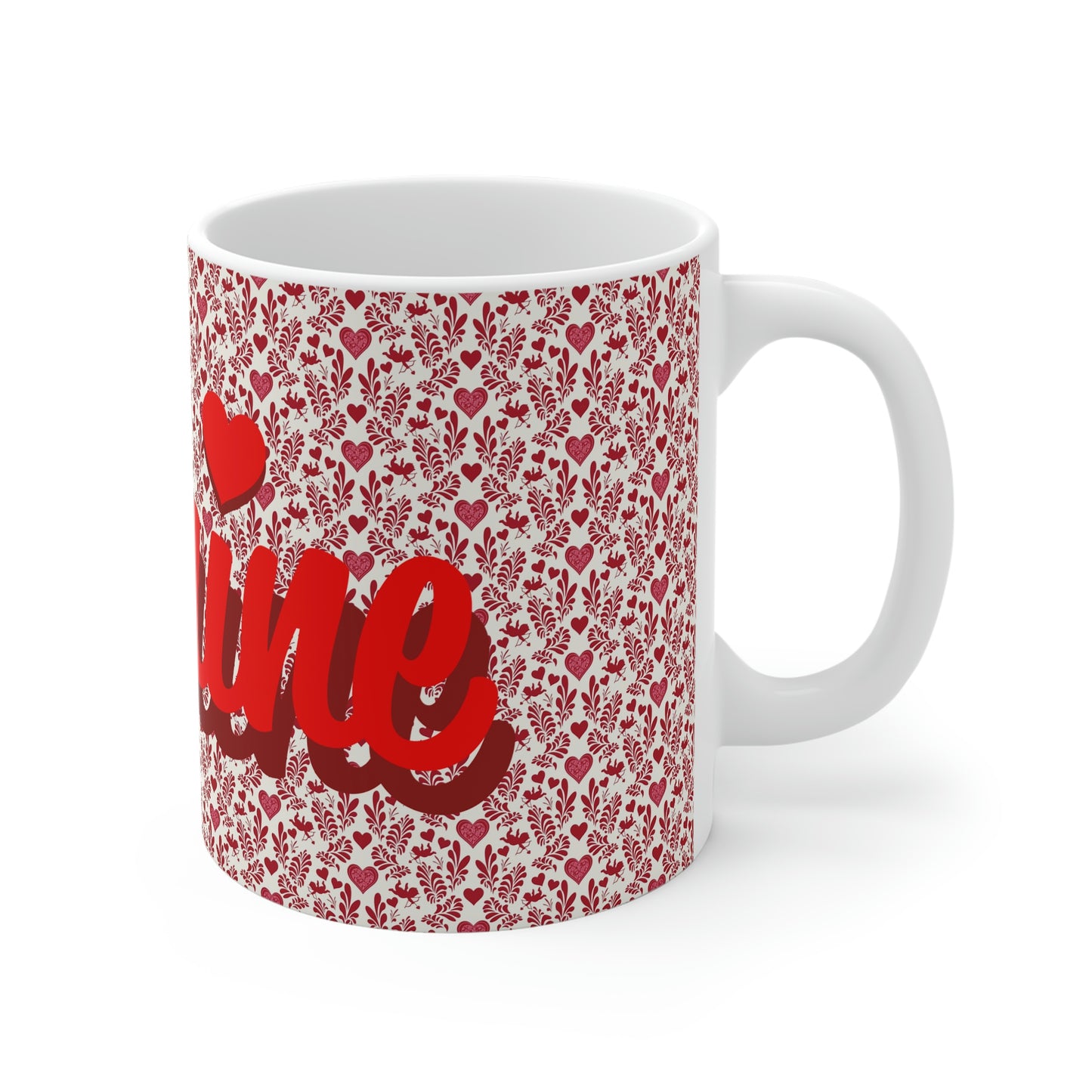 Valentine 11oz White Mug