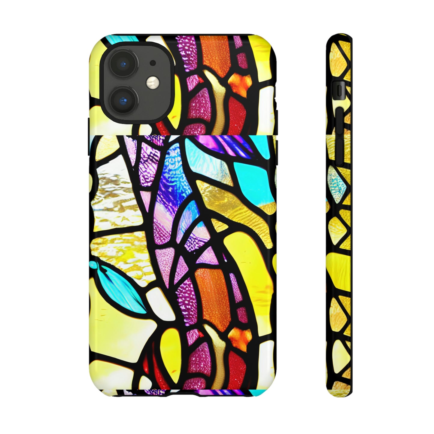 Mosaic Yellow Tough Cases