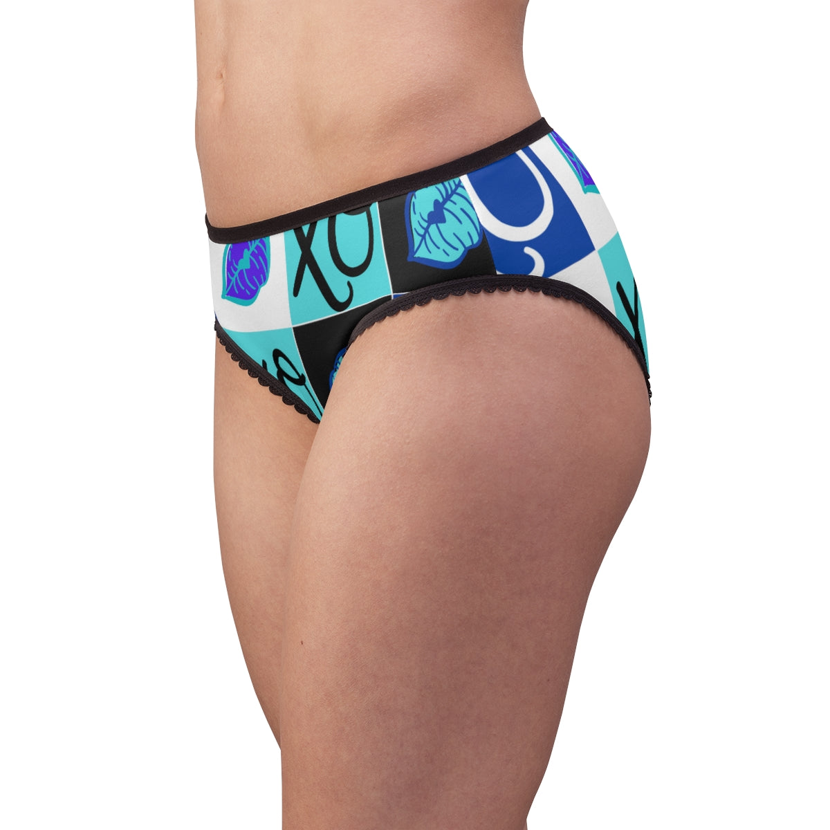 Hugs and Kisses Blue Women's Briefs