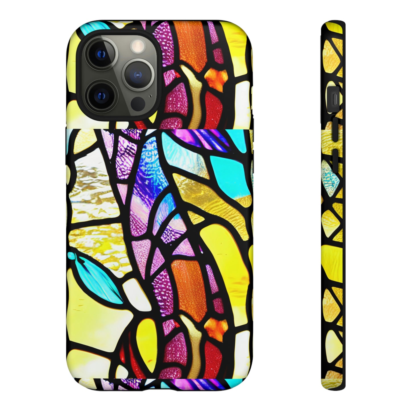 Mosaic Yellow Tough Cases