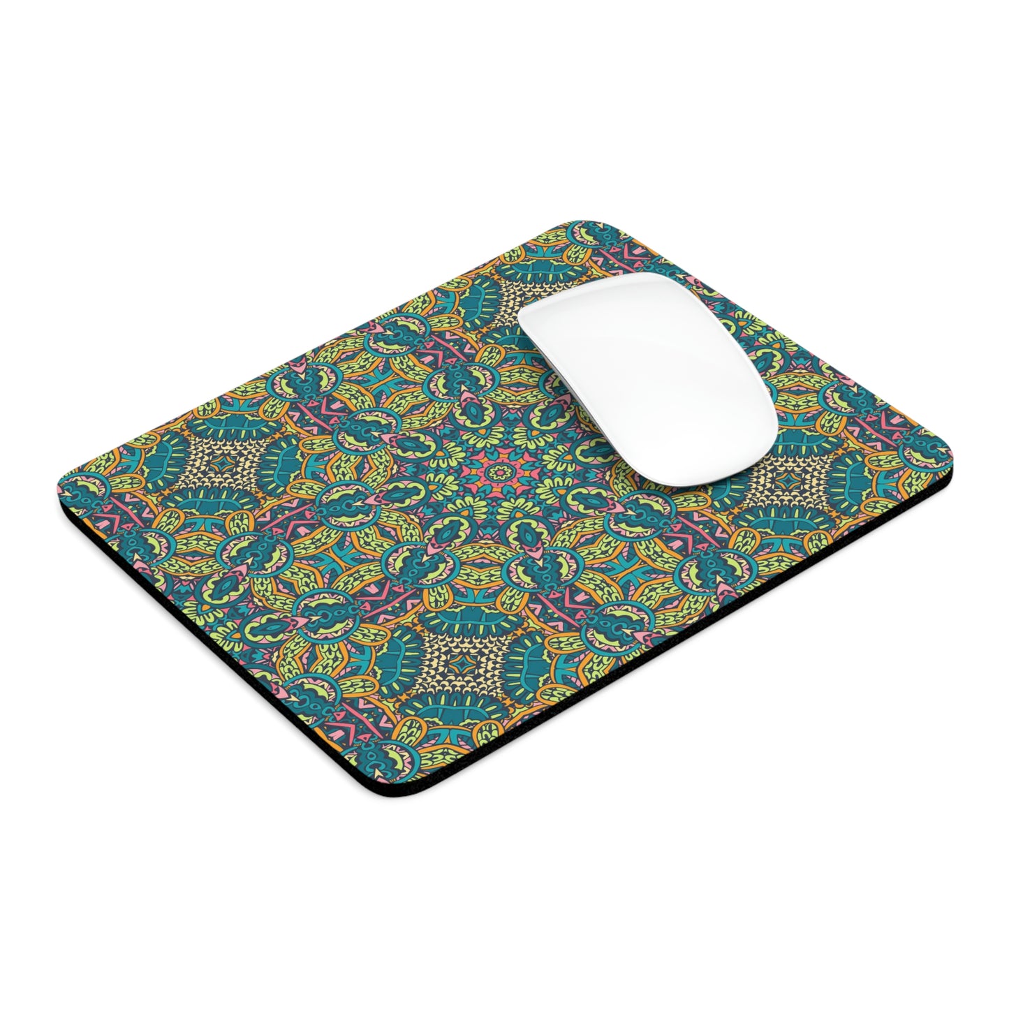 Green Mandala Mouse Pad