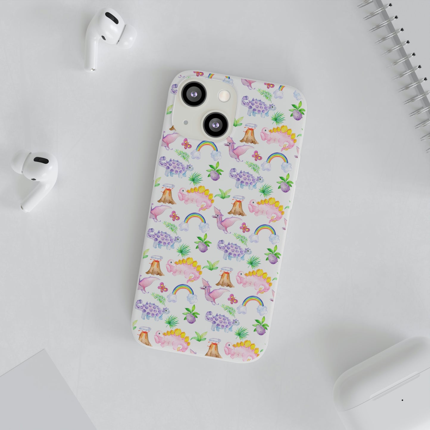 Pink Dinosaur Flexi Cases