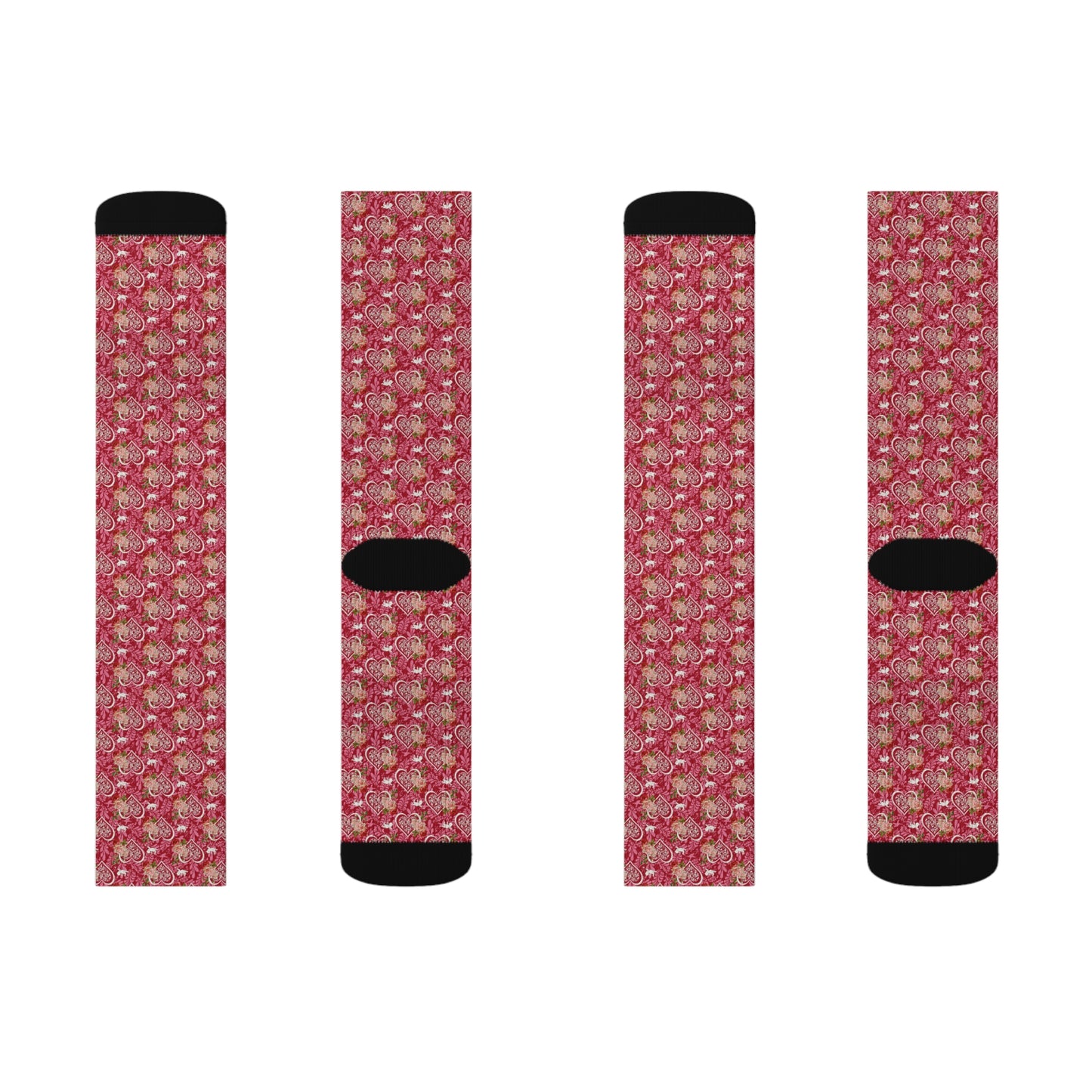 Valentine Sublimation Socks